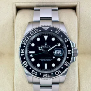 2011 Rolex GMT-Master II 40mm 116710LN Stainless Steel Black Dial