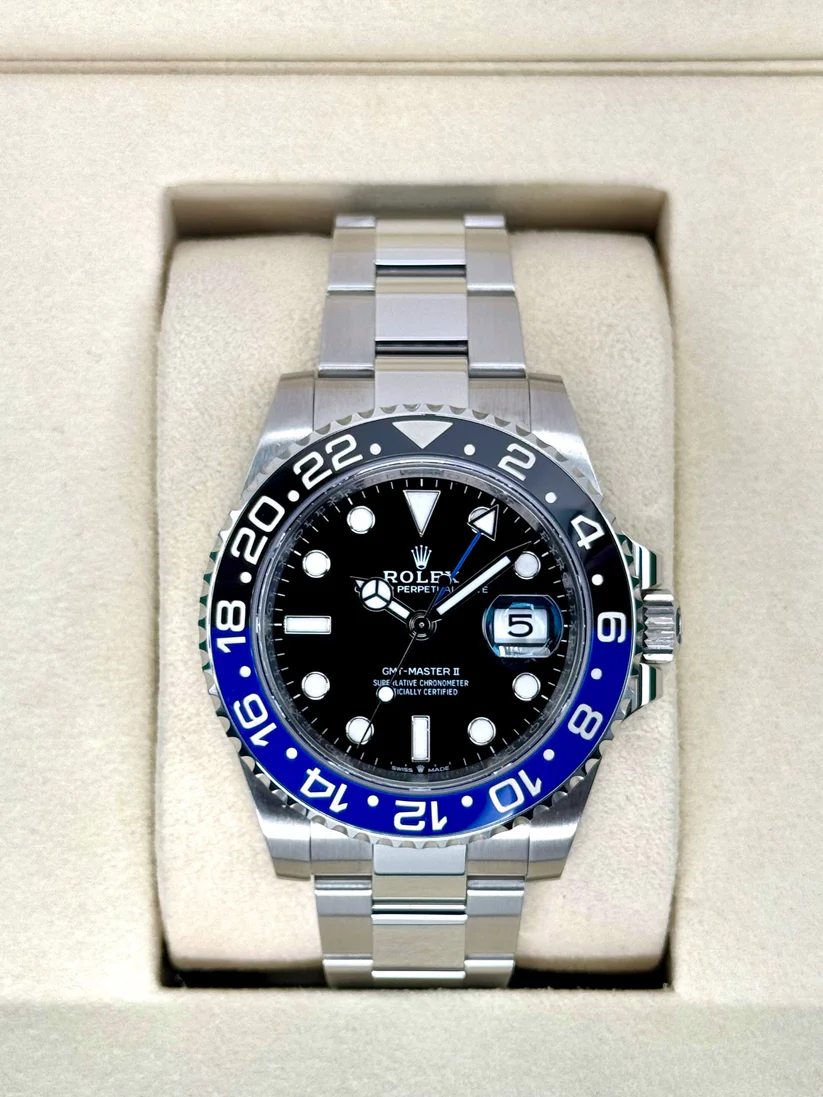 NEW 2025 Rolex GMT-Master II "Batman" 40mm 126710BLNR (126710) Stainless Steel Oyster Bracelet Black Dial