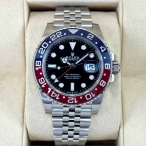 2020 Rolex GMT Master-II "Pepsi" 40mm 126710BLRO Oystersteel Jubilee Bracelet and Black Dial 